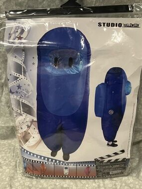 Among Us Blue Inflatable Kids Costume